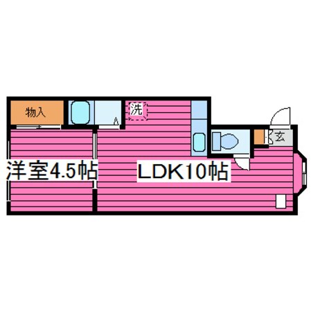 当別駅 徒歩12分 3階の物件間取画像